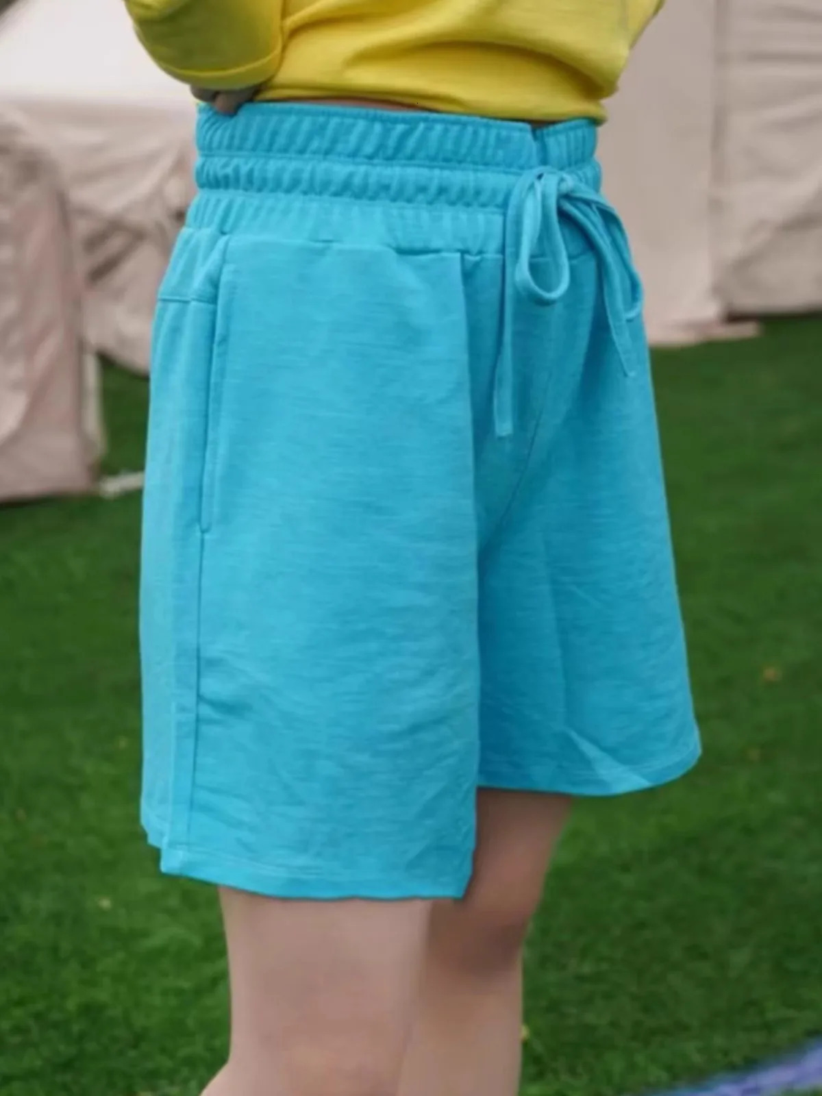 Outdoor womens spring and summer Merino wool quick drying casual shorts breathable slim sports running 250401