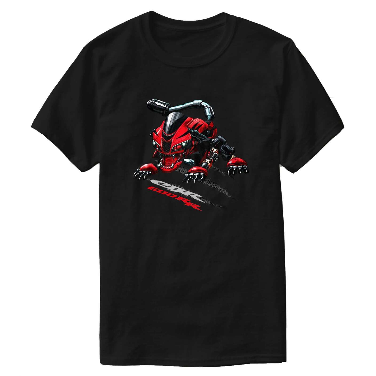 Classic Japanese Motorcycle CBR 600RR Panther Inspired T-Shirt 100% Cotton O-Neck Short Sleeve Summer Casual Mens T-shirt