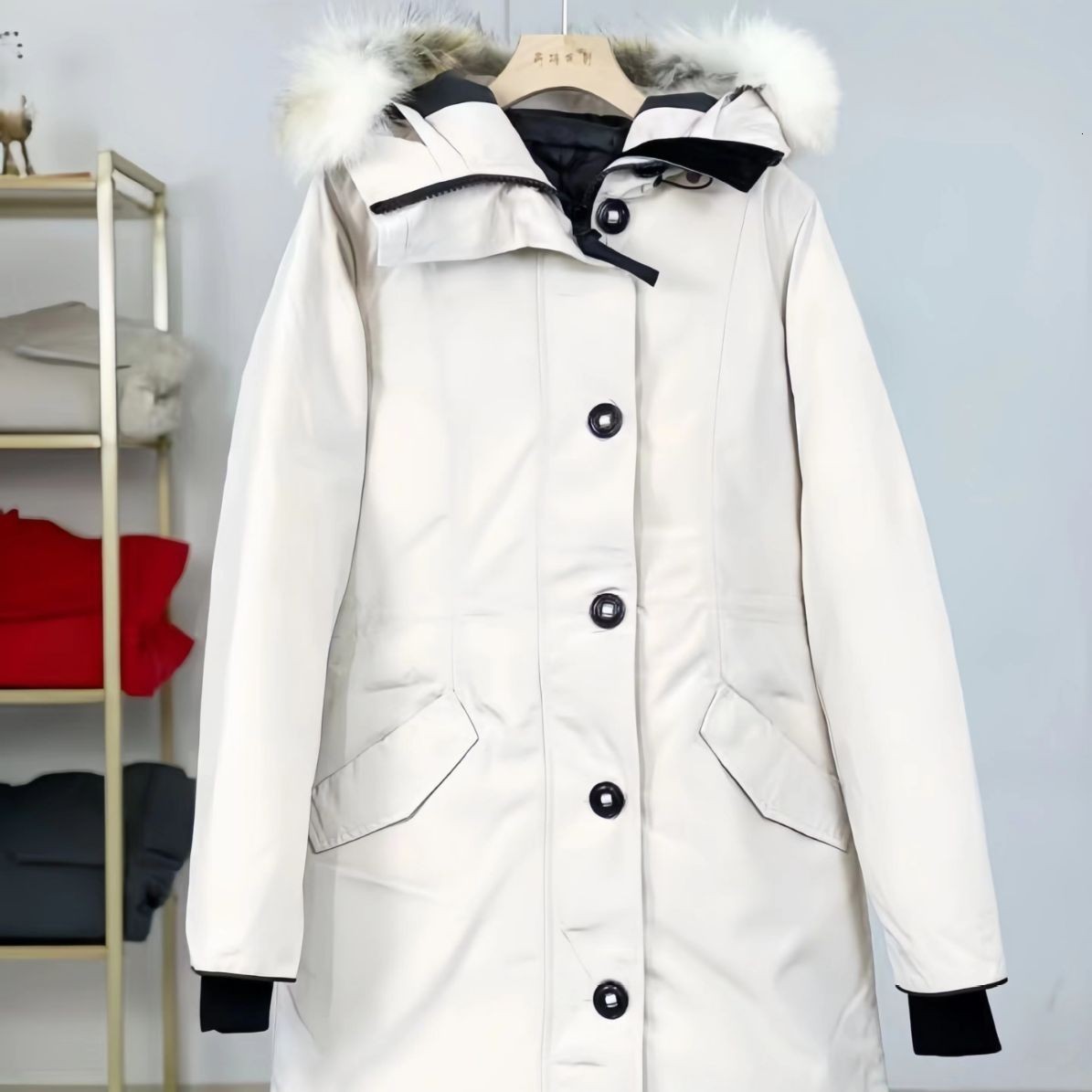 Winter warm overcoat Womens Down Jacket Long style er parka Goose highquality Cusual jacket 250919