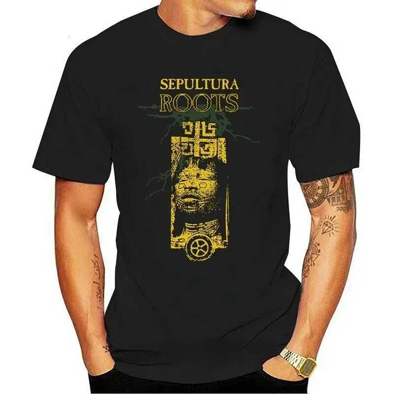 2024 Retro Mens T-shirt Cotton SEPULTRA ROOT 30 Year Metal Kavalala Printed Mens T-shirt Hip Hop Short Sleeve W250403
