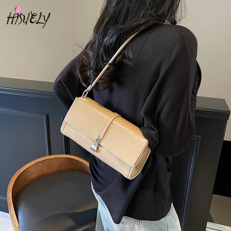 Mini solid color zipper PU leather shoulder bag for women Y2K casual cross body bag for women travel handbags and wallets 250402