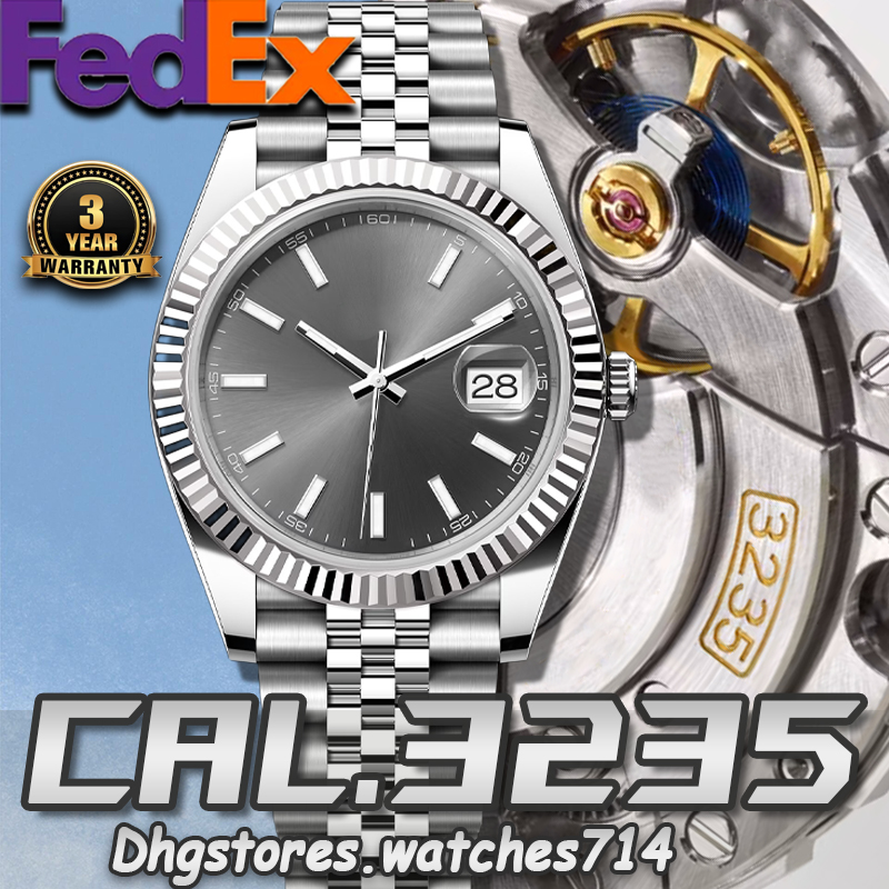 Clean Watch Mens Watch Designer Watches Men Super Quality Top Clean Factory 41MM 3235 Movement Mechanical Watch 904L Stainless Waterproof 10AT Sapphire Send Fedex