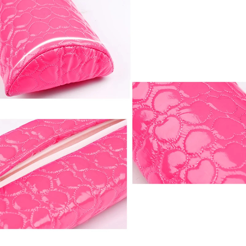 2Pcs Semicircle Hand Rests Cushion Pillow Pad Set Nail Art Manicure Beauty Tool Manicure Art Mat Salon Equipment Supplies 250328