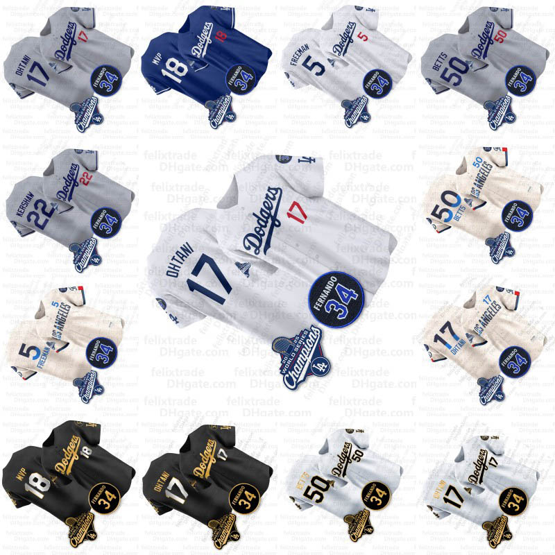 17 Shohei Ohtani Dodgers 2025 champion World Series Jerseys Yoshinobu Yamamoto Enrique Hernandez Freddie Freeman Mookie Betts Roki Sasaki Men Women Youth