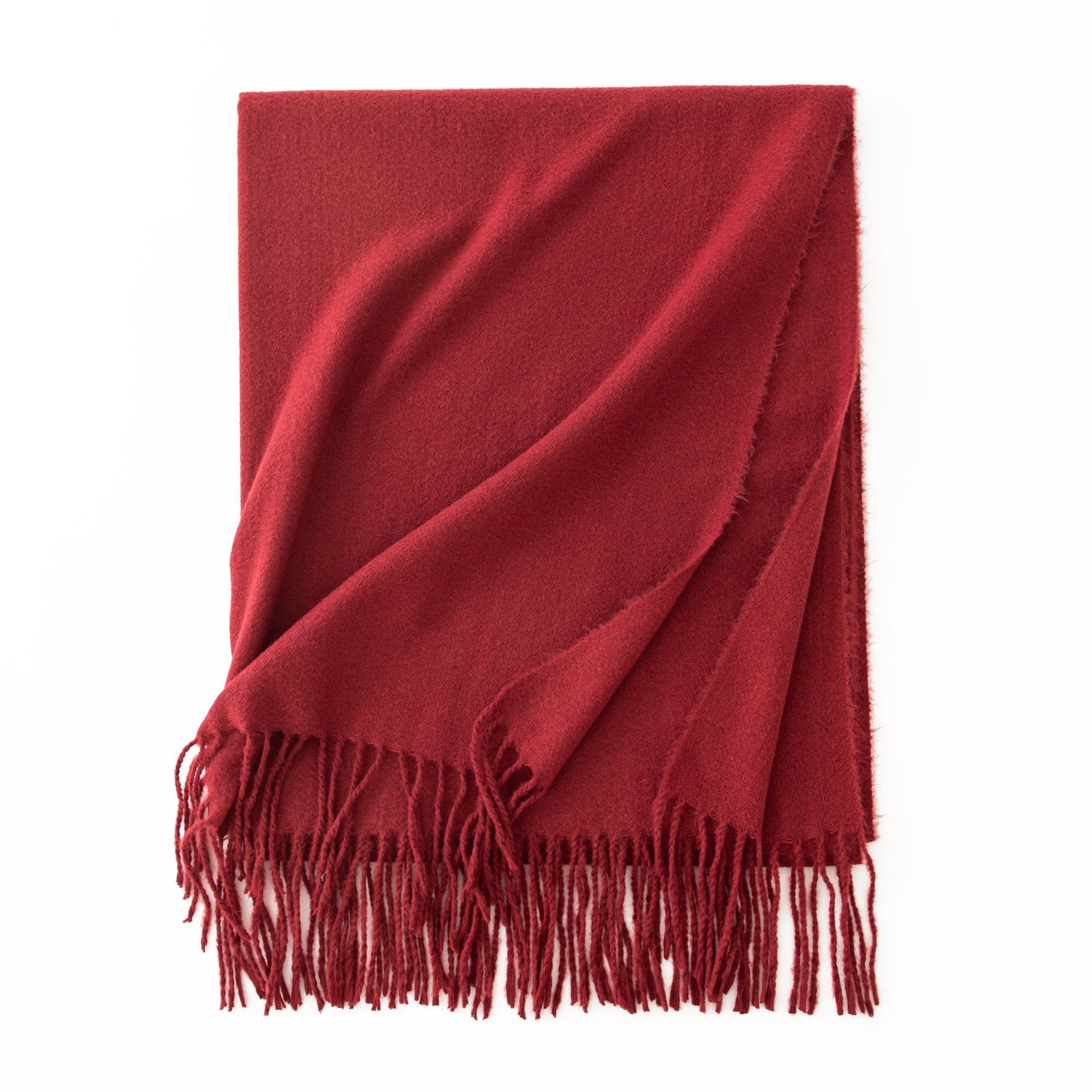 K298 Celebrity style cashmere feel scarf autumn and winter Korean imitation cashmere girls high-end 2025 shawl warm neck scarf