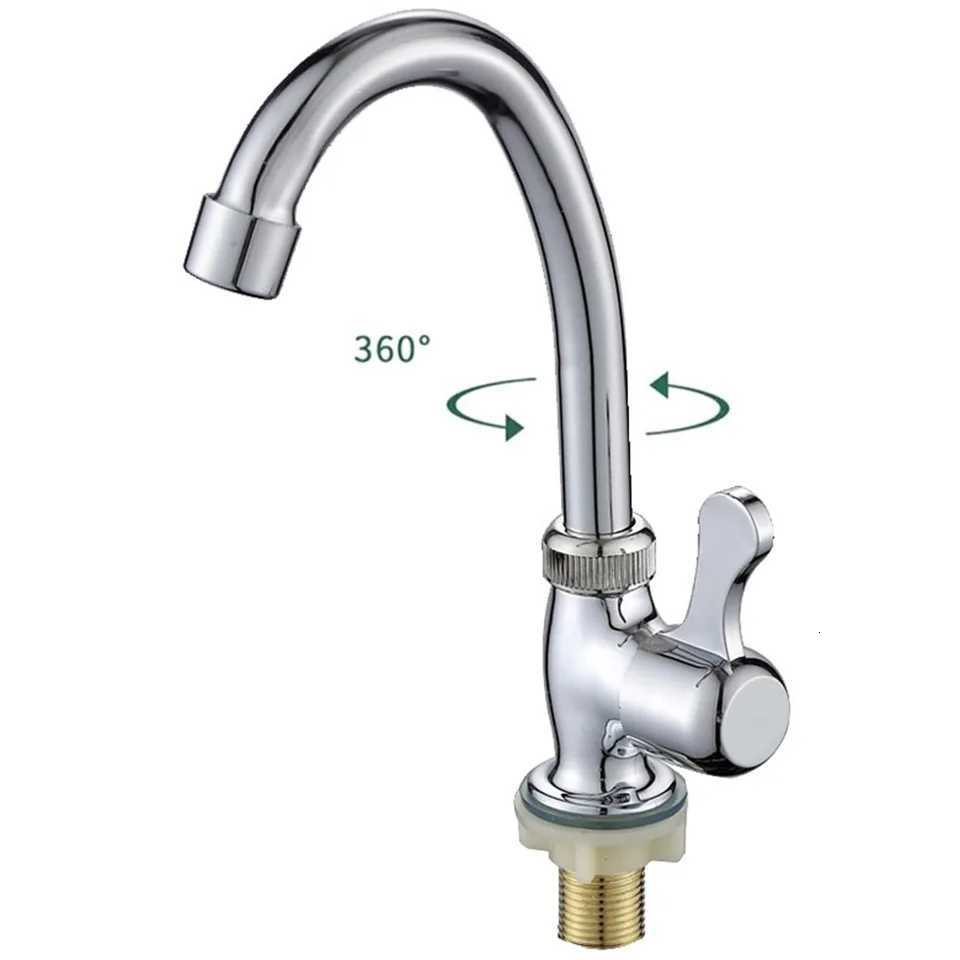Kitchen Vertical Dish Basin Faucet Plastic Steel Kitchen Faucet Water ifier Single Lr Hole Cold Tap Kitchen Accessories Y251104