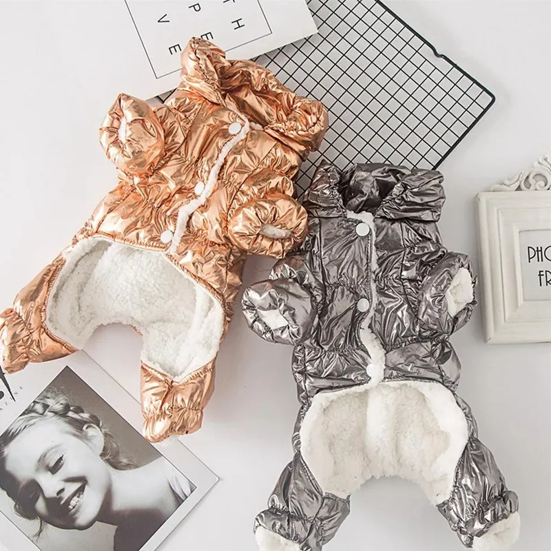 Winter Dog Clothes Windproof Overalls for Small Dogs Puppy Down Coat Jacket Waterproof Thicken Parka Dog Jumpsuit Pet Outfits 251103