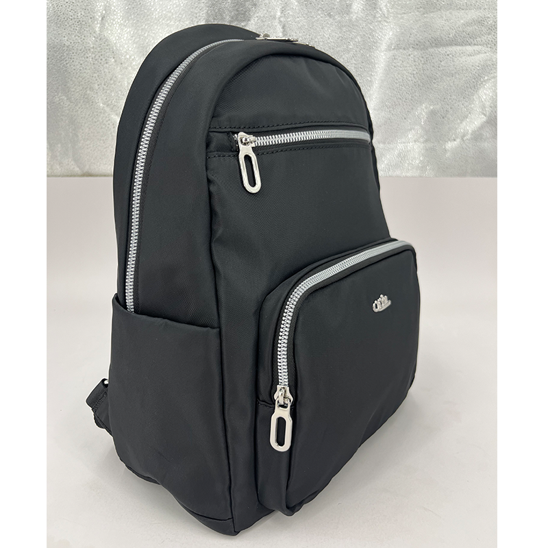 Women's Commuter Backpack, Minimalist & Lightweight, Water-Resistant Nylon Bag, Customizable Colors, Multi-Pocket Daily Travel Backpack- DH014