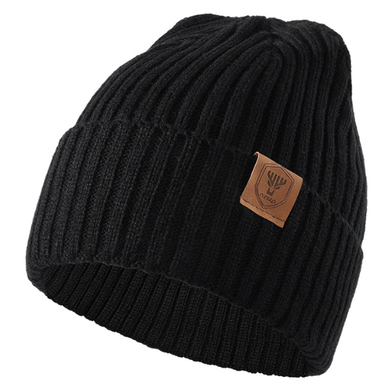 designer beanie bonnet designer winter hat luxe beanies mens beanie bonnet homme hat Winter and winter warm mens and women thick yarn hats pile up hat - view 4