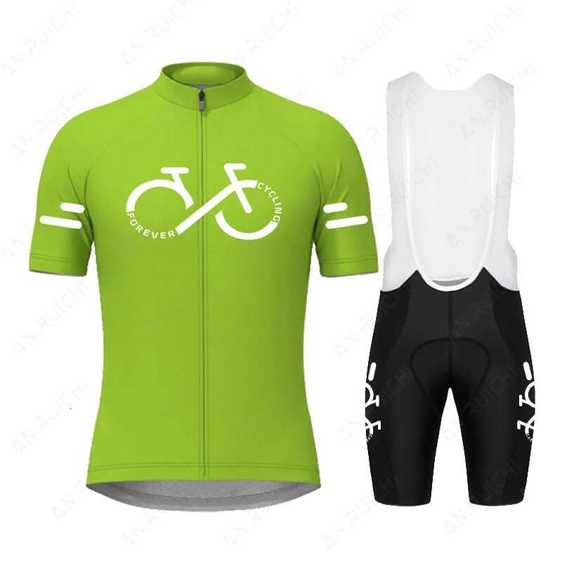 Orange Jersey Set 2023 Men Short Sleeve Cycg Clothing MTB Bike Uniform Ropa Maillot Ciclismo Summer Road Bicycle Wear