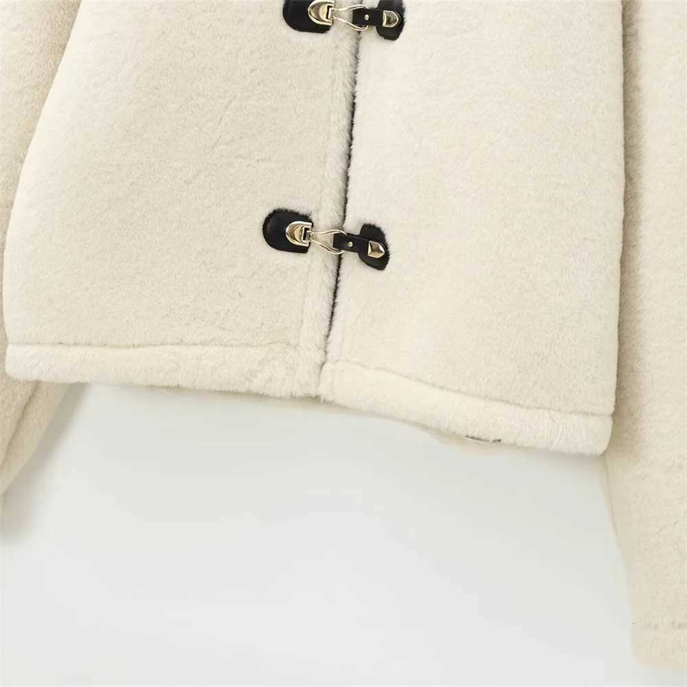 Autumn New European and American style loose casual long sleeved doublesided rope buckle jacket J251103