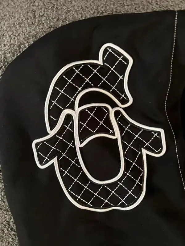 Retro Buddha Hoodie Y2K Clothes Men Women Harajuku Hip Hop Letter Embroidery Oversized Hoodie Sweatshirt Casual Pullover Jacket 250403