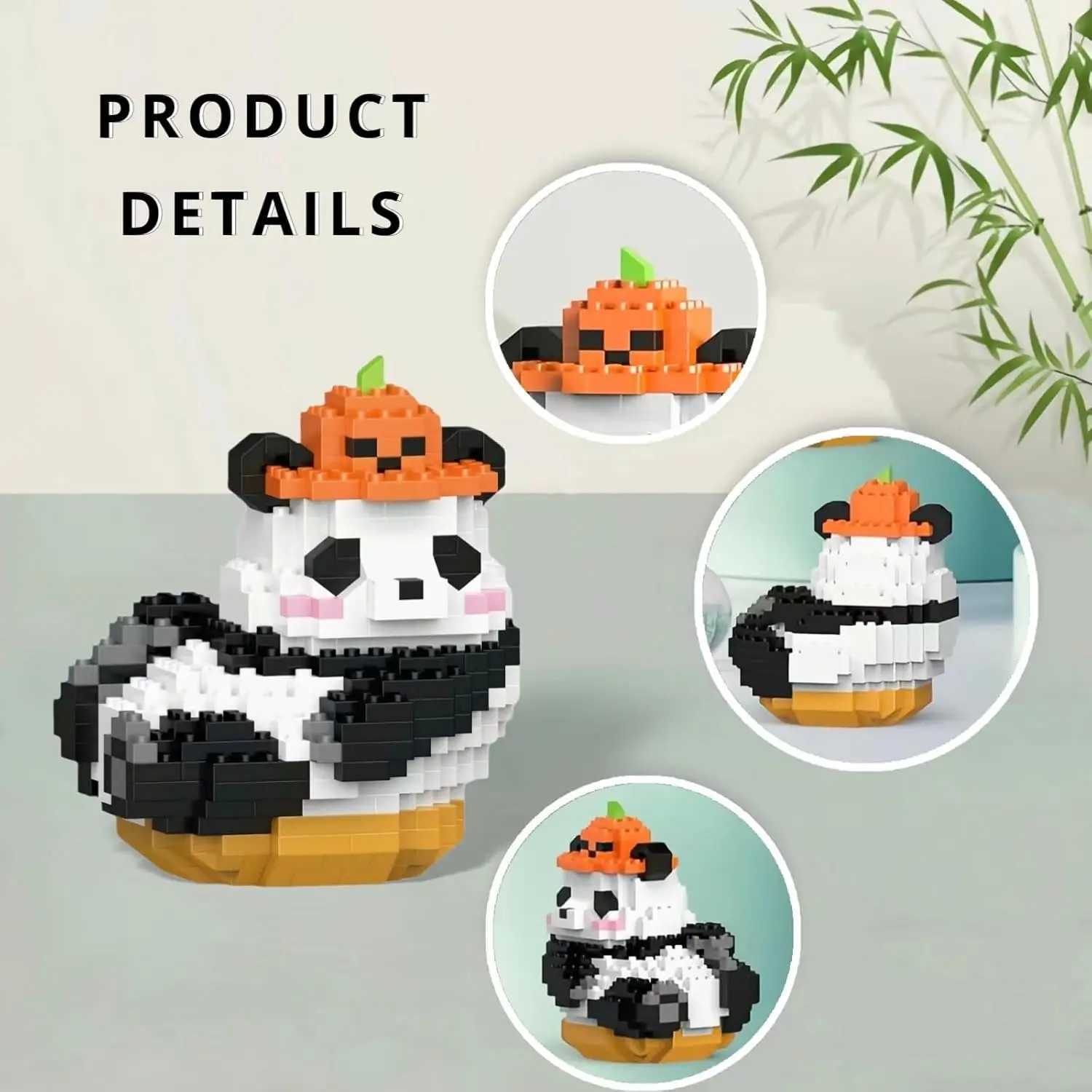 Mini Building Blocks Panda Sets Micro Nano Bricks Perfect Party Favors for Teenagers Cute Micro Mini Panda Building Bricks C251104