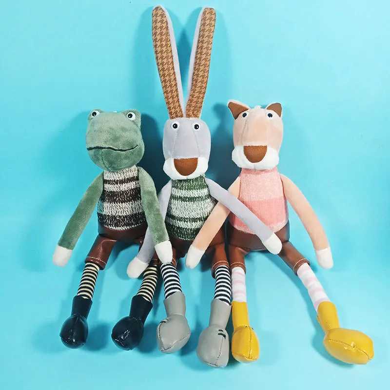 26cm Cute Gentleman Cat Bunny Frog Plush Keychain Stuffed Animal Toy Pendant Backpack Charm for Boys Girls Women Novelty Gifts C251104