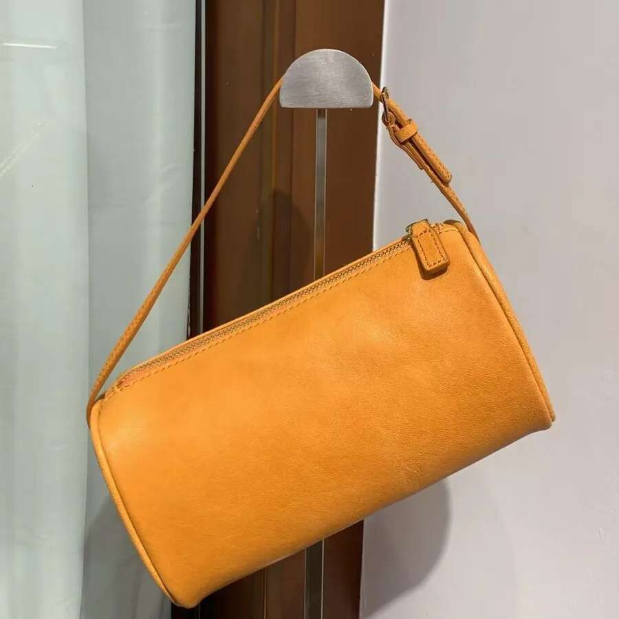 Sheepskin Suede Pencil 2025 New Niche Design Genuine Leather Horse-Haired Leopard Print Vintage Armpit Bag Women's Handbag