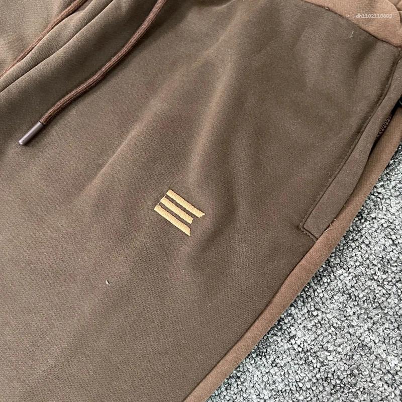 KROEN Business Attire Men's Pants Kroen Sweatpants Daily Loose Retro Street Hip Hop Embroidery Patchwork Drawstring Casual Men Women Trousers