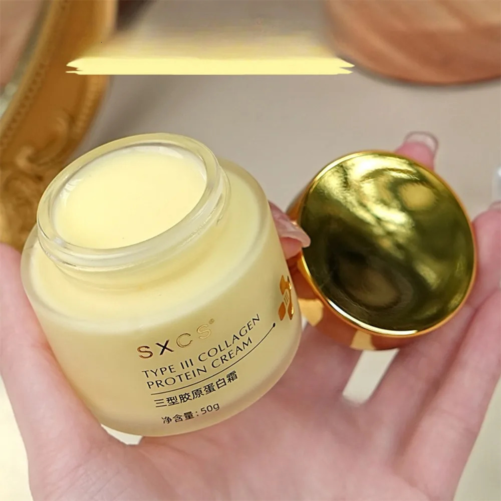 Type III Collagen Protein Cream for Face Lightens Fine Lines Tightens and Brightens Skin Korean Skin Care 251030