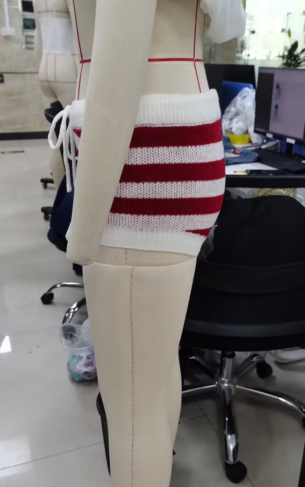 July 4th Womens Knitted Shorts Summer Low Waist Star and Stripe Printed Brushed Stretch 250401