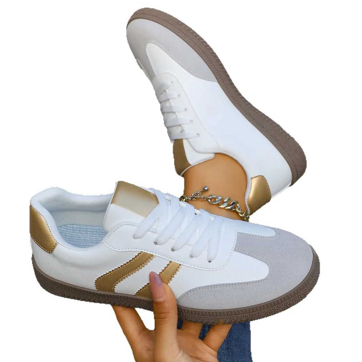 Spring Autumn Platform Sneakers Women Fashion Mixed Colors Lace-Up Sport Shoes Woman Comfortable Non Slip Flat Trainers Female X251104 - view 7
