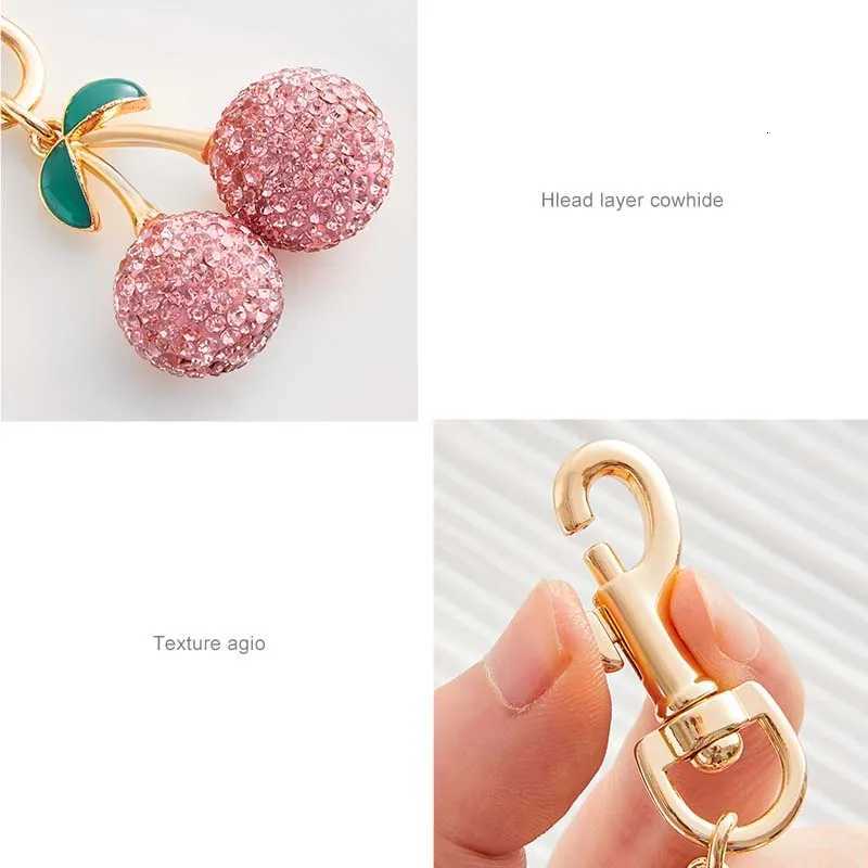 Cherry charm for womens handbag exquisite high-end fashion durable not easy to fade bag hanging bag accessoriesW251104