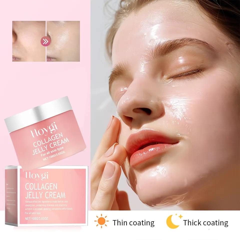 Collagen Jelly Cream Niacinamide Soothing Aging Firmness Hydration Skincare 100ml Face Gel 251030