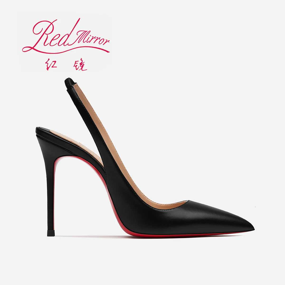 Sandals For Women 2025 Trend Luxury Red Bottoms High Heels Elegant Pointed Toe Stiletto Heels Summer Fashion Sexy Party Shoes W251104