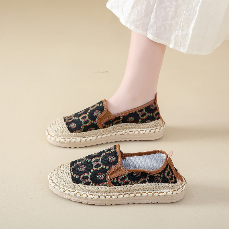 New Designer Sandals With Free Shipping Fisherman's Women's 2025 Summer New Linen Breathable Step On Small Fragrant Style With Skirt Lazy Mo