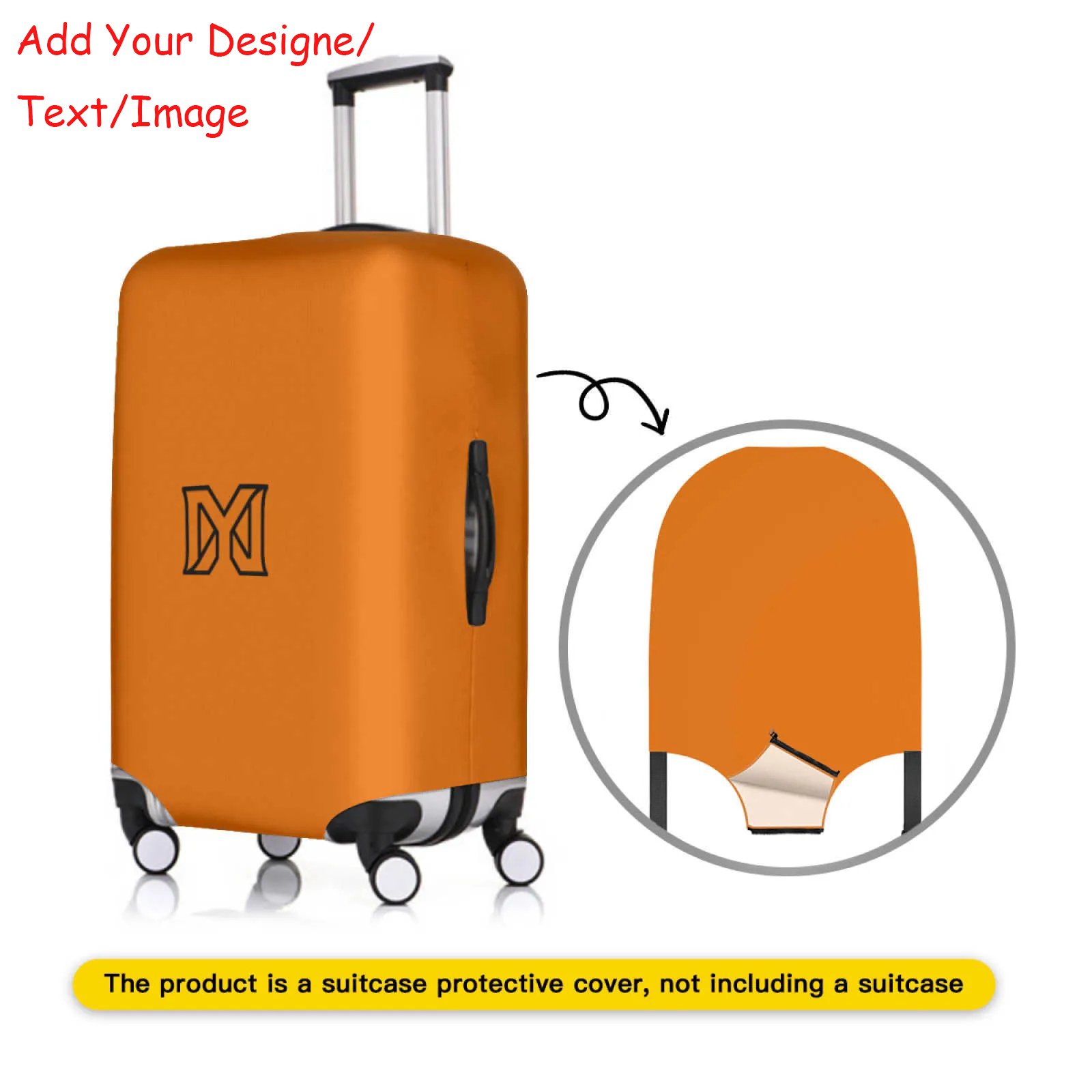 NXY Custom 19-32 Inch Luggage Cover Designer Luggage Protector Baggage Dust Case Covers Women Men Protector Thickened Suitcase Covers 250124