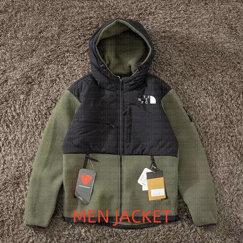 Mens Jackets Designer Men Jacket Designer Outdoors Polar Fleece Hooded Jacket Thickened Collar Cotton Cardigan Outdoor Sport Windbreaker Warm Coat Top