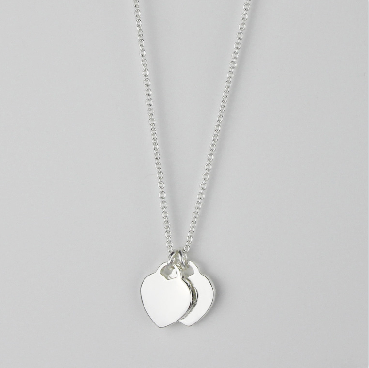 Designer Heart Necklace Pendant Fashion Jewelry Stainless Steel Charm Gold Silver Chain Necklaces For Woman Birthday Christmas Gift Wedding Party beautiful