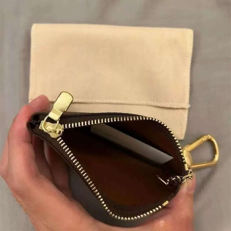 Designer Bag S KEY POUCH POCHETTE CLES Women Mens Key Ring Credit Card Holder Coin Purses Mini Wallet Bag Best Seller