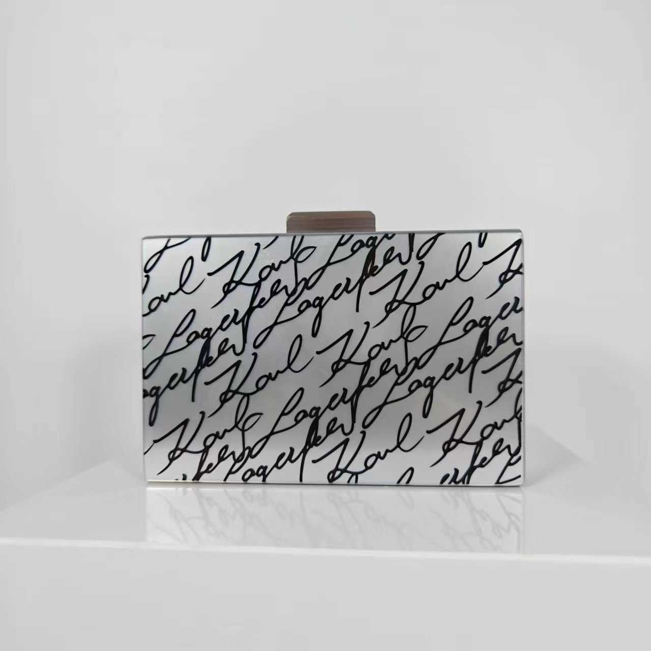 Womens New Acrylic Dinner Bag Single Shoulder Oblique Cross Wedding Banquet Handheld Bag Chain Bag