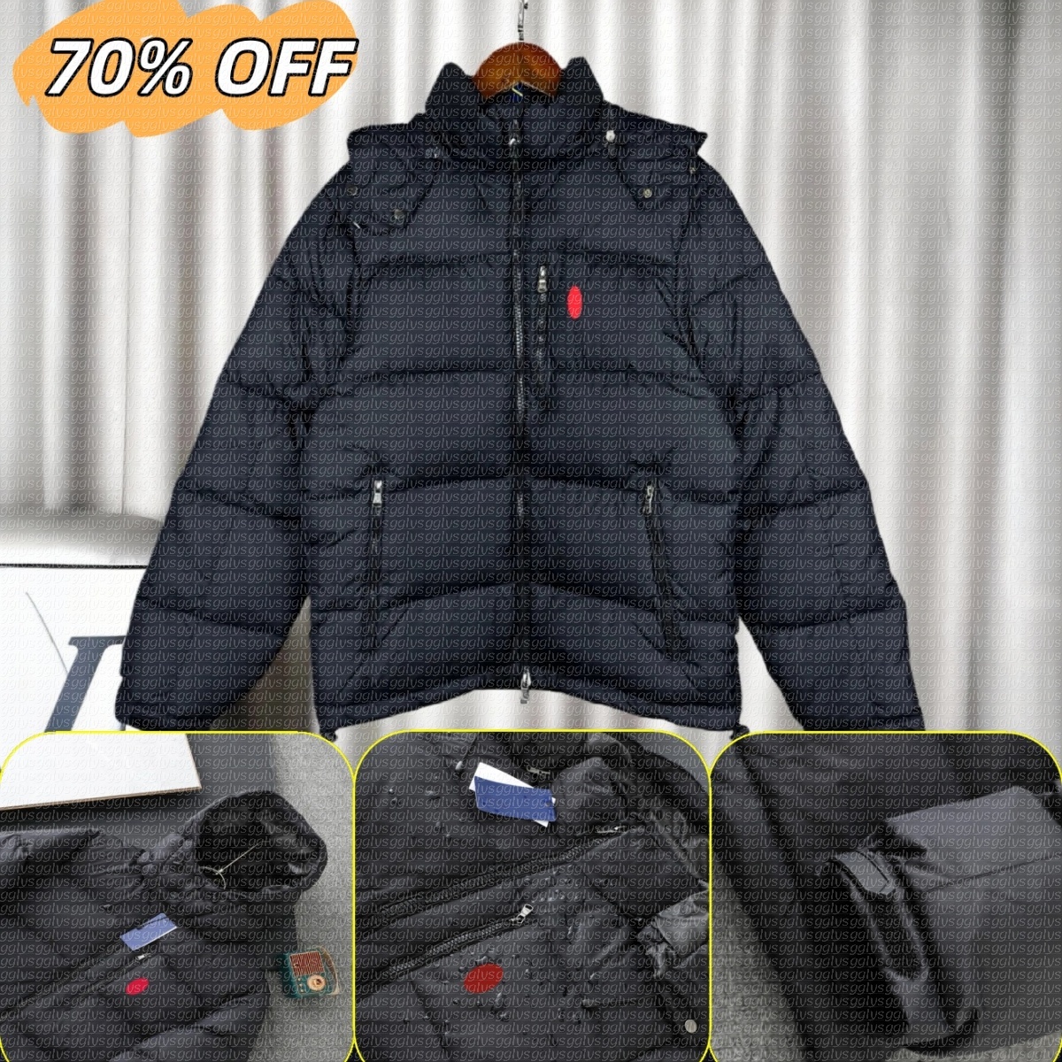 Designer Polos Puffer Jacket Mens Jacket Embroidery Letters Down Coats Thickening autumn awinter keep warm Outdoor Hooded Waterproof Jacke