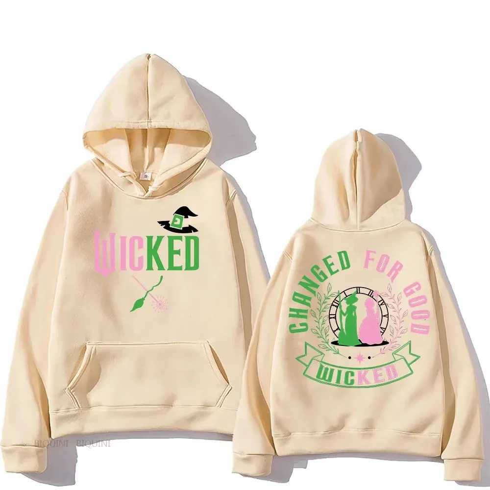 2025 Wicked Hooded for AutumnWinter Manga Hooded Retro Sweatshirt Funko Pop Comfortable Punk Clothes Sudaderas Casual Pullovers K251103