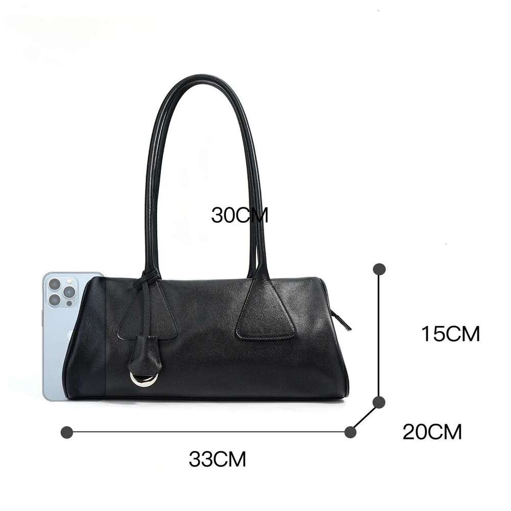 Shoulder Underarm Retro Women Designer Tote Genuine Leather Messenger Fashion Lady Satchel Bowg Bag