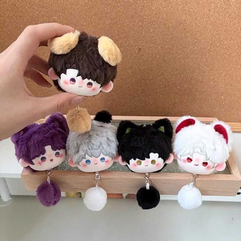 LoveDeepspace Figure Plush Keychains Cartoon Qin Che Qi Yu Cotton Doll Keyring Bags Charm Pendant Girl Game Lovers Fans GiftsW251103