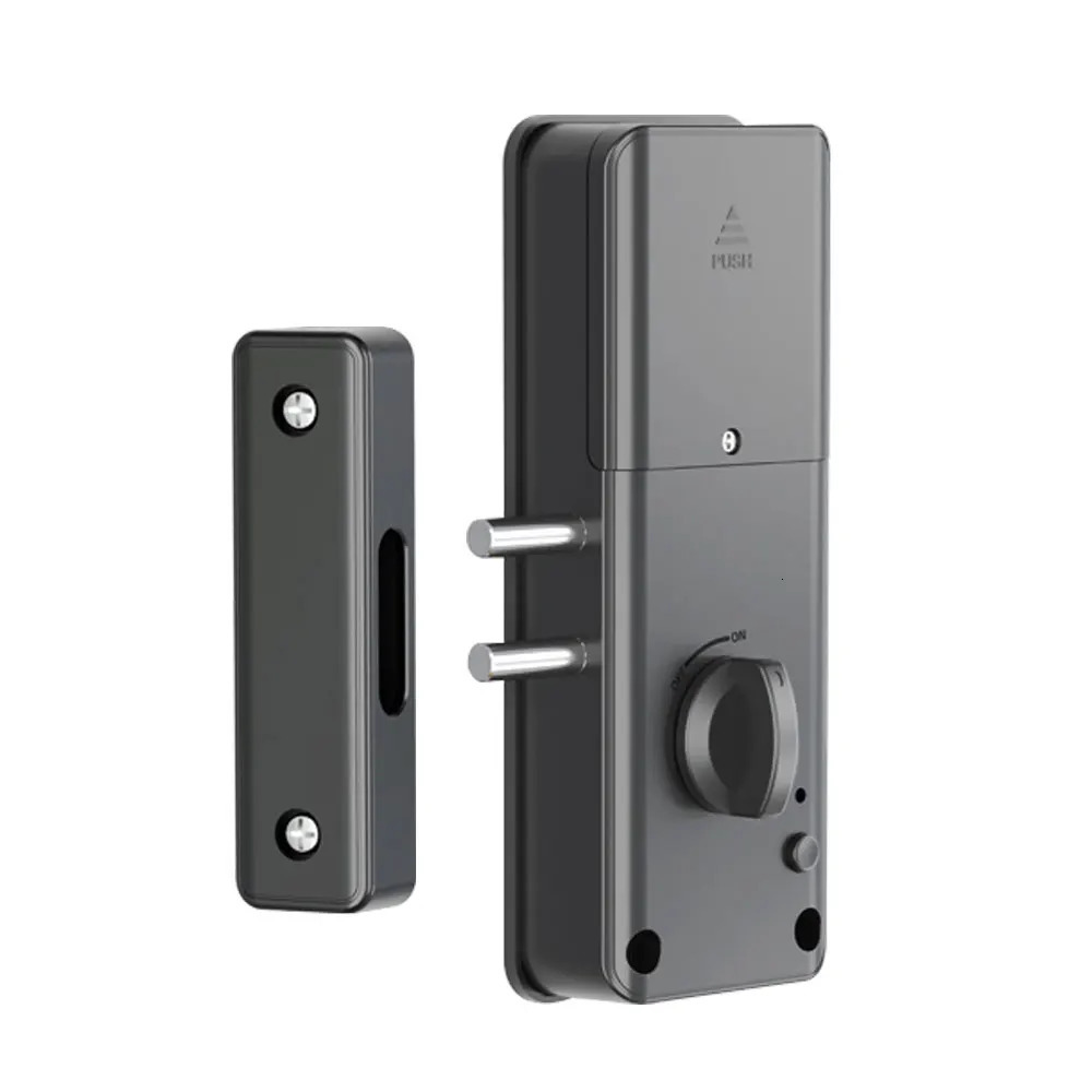 Bluetooth Tuya APP Control 13.56mhz IC Card Smart Invisible Lock Keyless No Drill Concealed install Motor Lock For Wooden Door 250402
