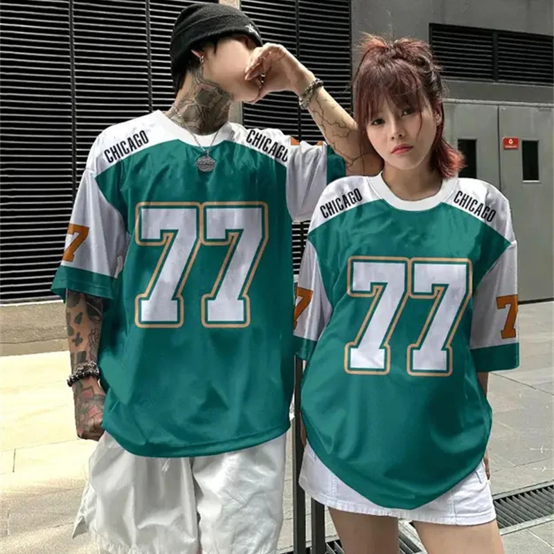 Fashionable short sleeved sports basketball Tshirt for men and couples outdoor breathable Oneck 2025 summer couple plus 250327