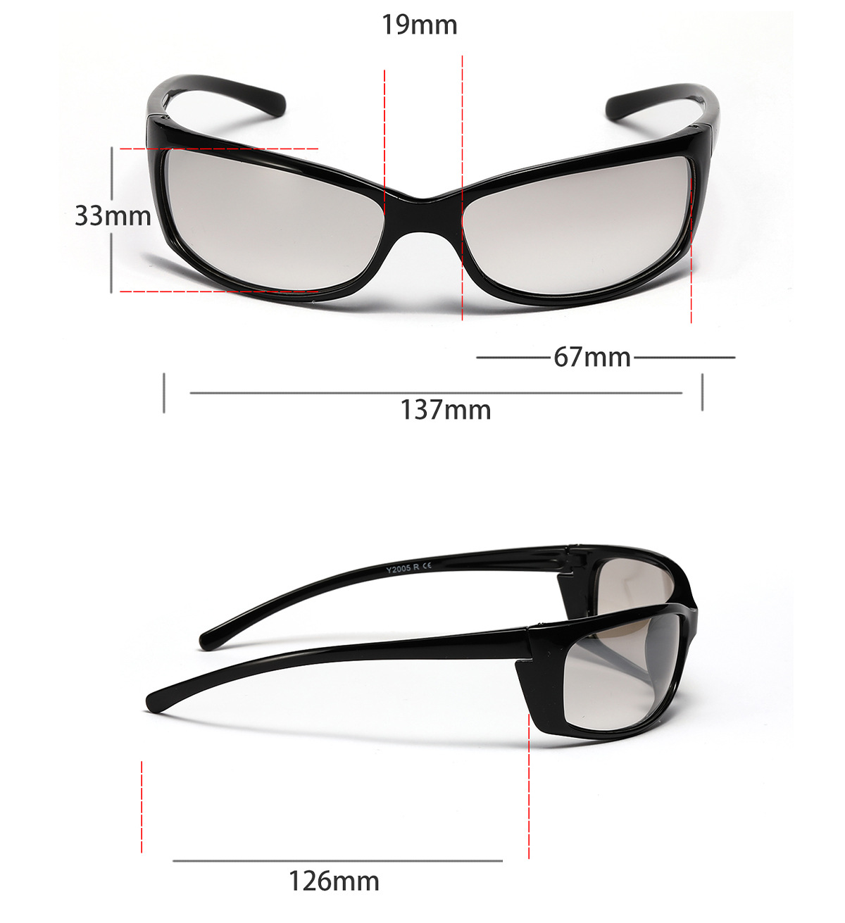 designer sunglasses men for women glasses Luxury men mens womens sunglasses glasses designers Y2K sunglasses sporty ins style silver cycling sunglasse - view 8