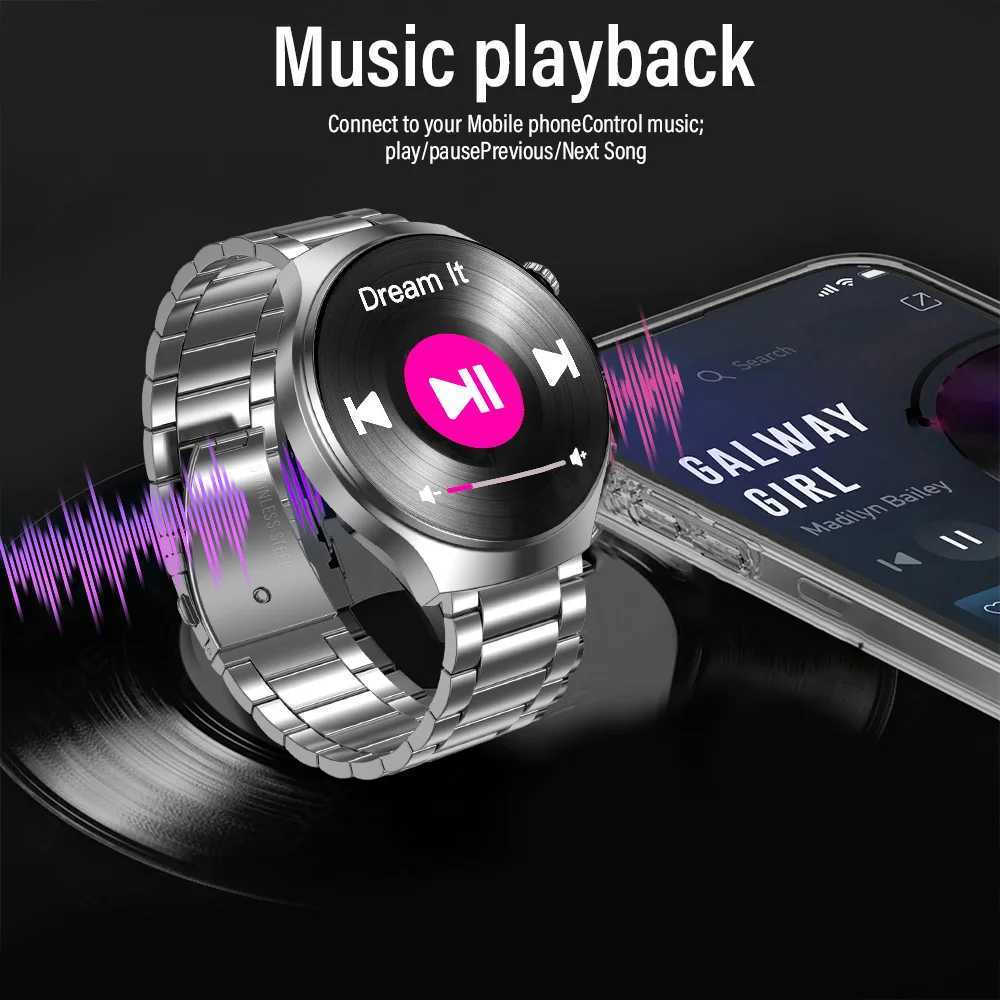 GL Wear 2025 New Mens Smart Watch HD Display Health Tracking Bluetooth Calling Voice Assistant Sports SmartwatchT251104