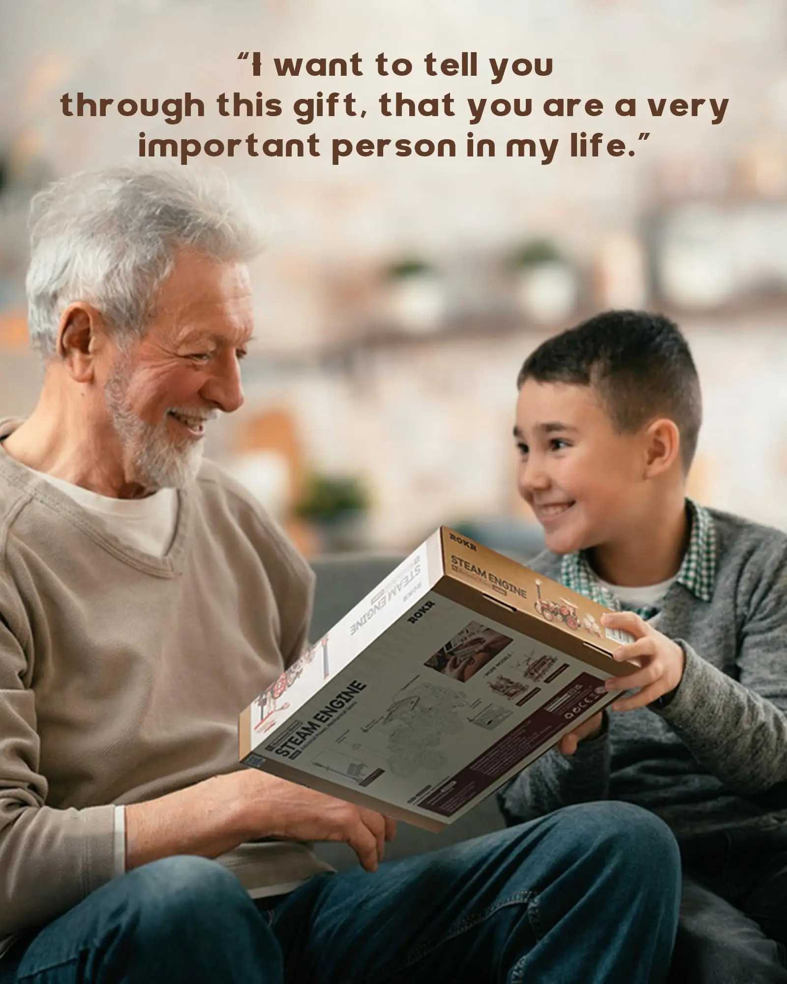 Robotime Rokr Tractor Locomotive Model 3D Wooden Puzzle for Adults Steam Engine Tractor Birthday Gifts for Boys Hobbies Toys C251104