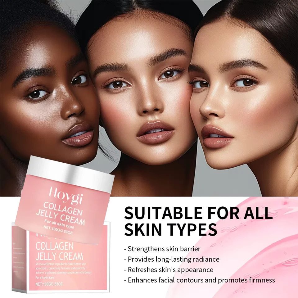 Collagen Jelly Cream Niacinamide Soothing Aging Firmness Hydration Skincare 100ml Face Gel 251030