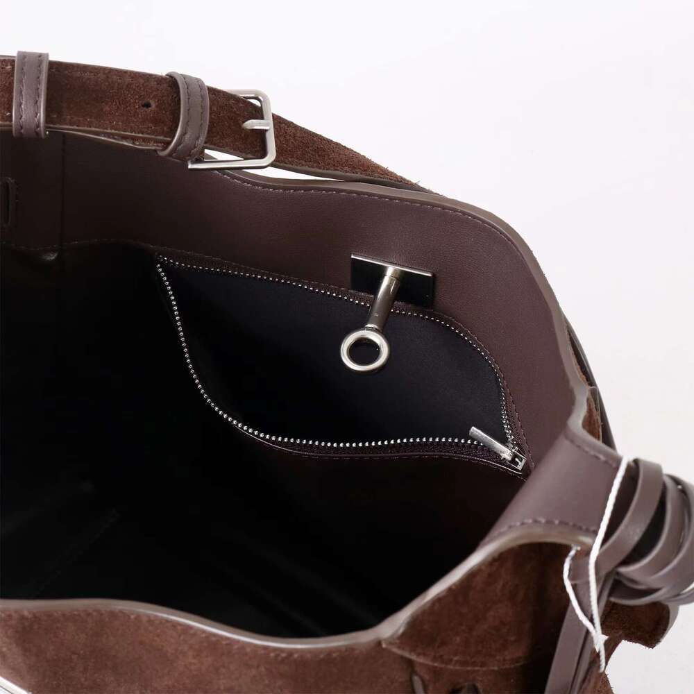 Luxury Bag Designer's New Versatile Patchwork Matte Cross Body Bag One Shoulder Bucket High-end Commuter Large Capacity Bag