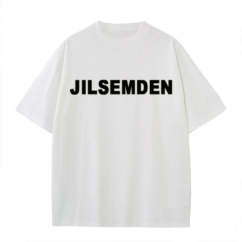 JIL SEMDEN mens and womens printed Tshirts loose casual top of the line couples smallest style highquality 100 cotton 250327