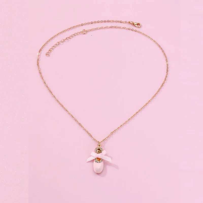 Luoluobaby 1 Pcs Cute Ballet Shoes Pendant Necklace for Kids Girls Friendship BFF Necklaces Best Friend Jewelry GiftsXJ251104