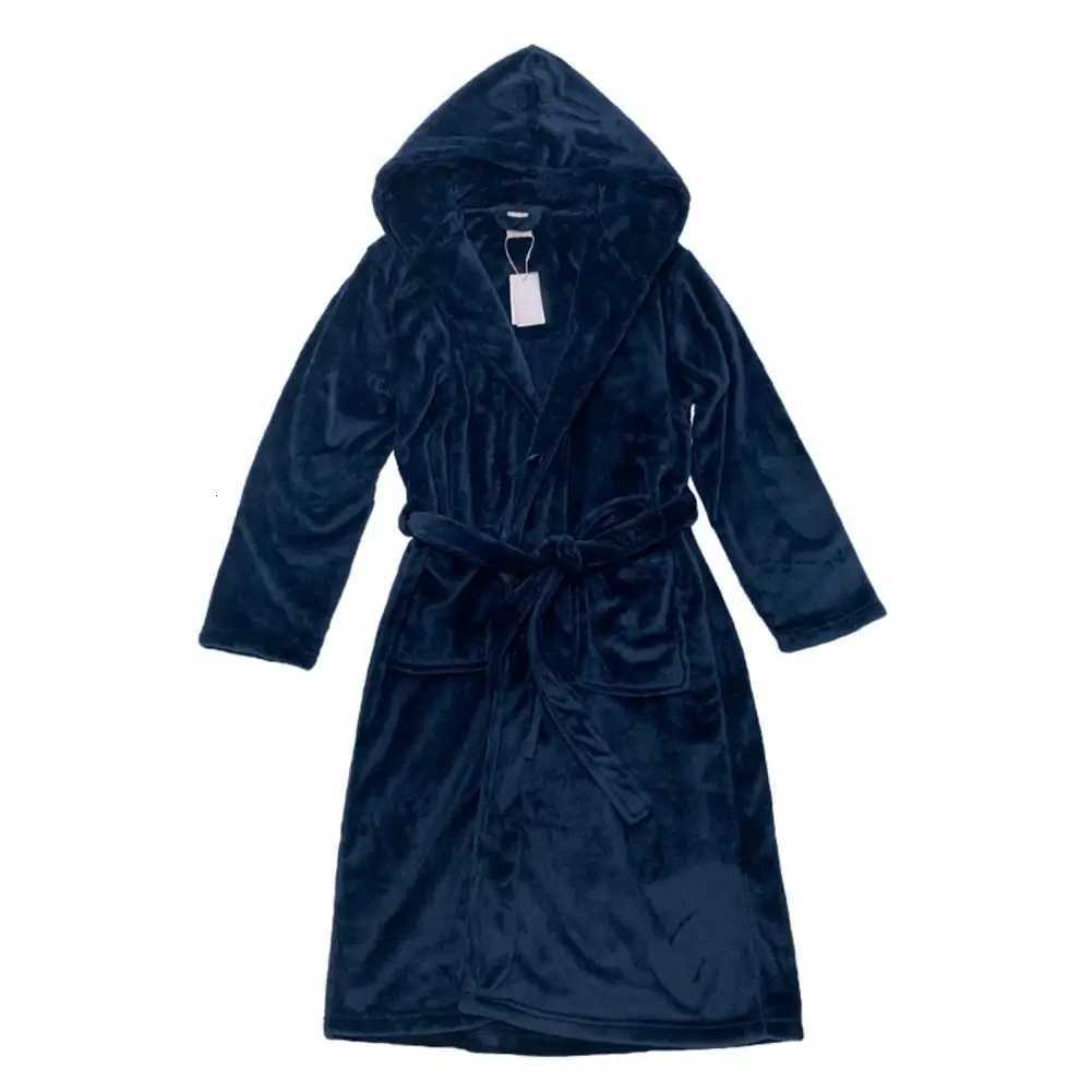 Solid Shower Kimono Robes Hooded For Women Long Sleeves Towel Bathrobe With Waist Girdle Female Cotton Sleepwear For Home Wear C251104