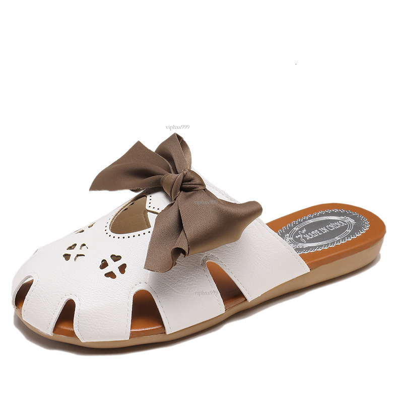 New Designer Sandals With Free Shipping Baotou Half Slippers Women's Outerwear Ins Trend 2025 Spring Collection Lazy Cute Hollow Hole Shoes Cool 