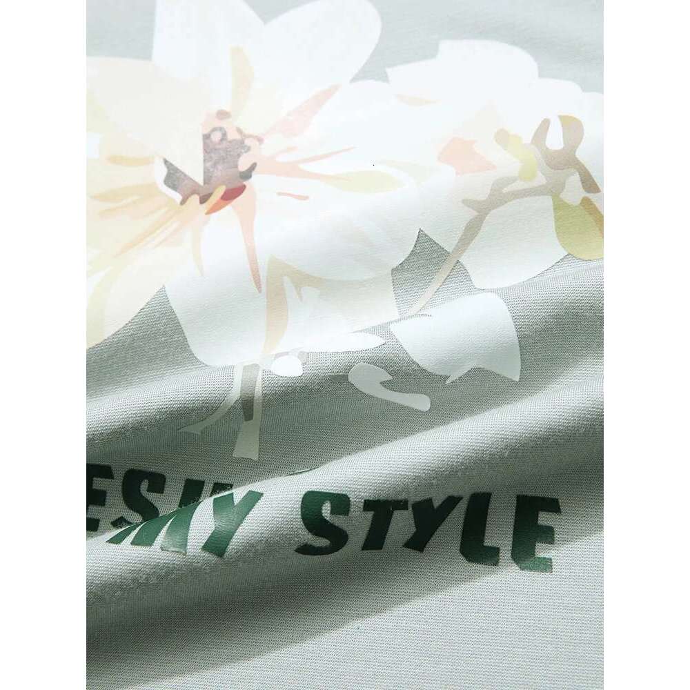 Puff Sleeve Printed Women T-Shirts Spring New Slim O-Neck Office Lady Basics Female Trendy Tops