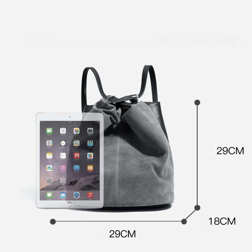 New Genuine Backpack Women Designer Back Pack Shoulder Bag Suede Autumn And Winter Knapsack Mochila