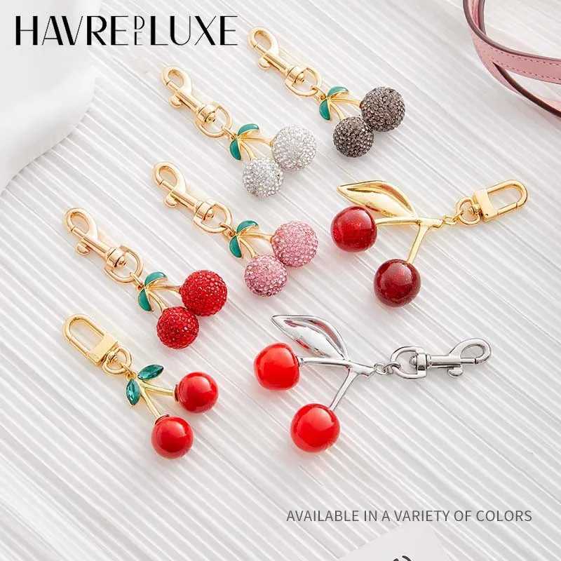 Cherry charm for womens handbag exquisite high-end fashion durable not easy to fade bag hanging bag accessoriesW251104